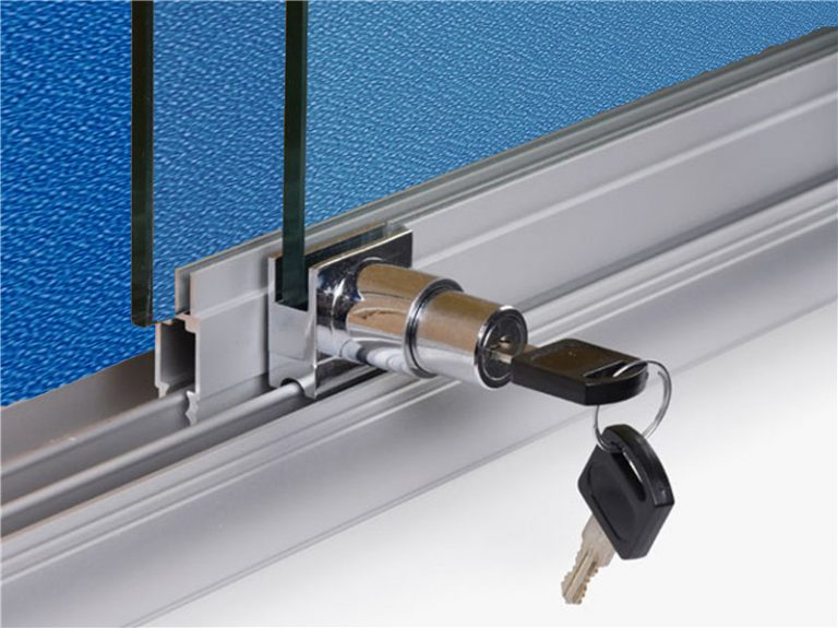ALUMINIUM FRAME NOTICE BOARD WITH SLIDING GLASS CABINET TPE aluminium-frame-notice-board-with-sliding-glass-cabinet-tpe