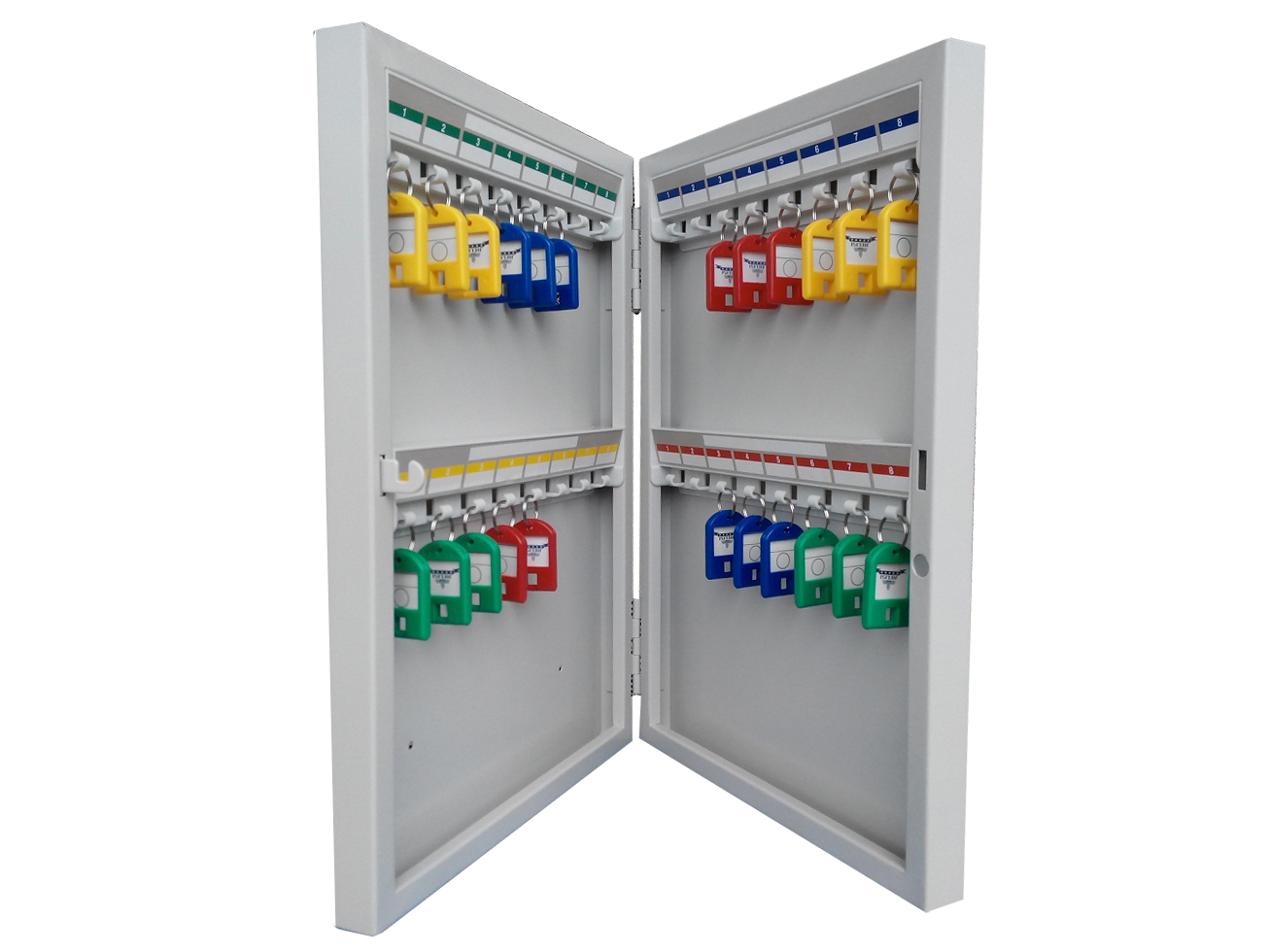 Carbon Steel Key Cabinet Storage Box 20 keys With Mechanical Lock 2 keys 